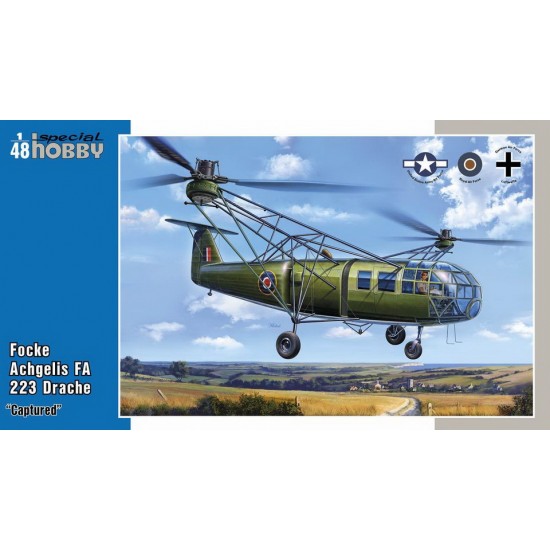 1/48 WWII US/British/German Focke Achgelis FA 223 Drache "Captured"