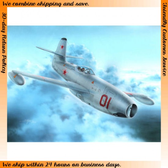 1/72 Russian Yakovlev Yak-23 Red & White Stars 