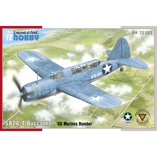 1/72 WWII US Marines Bomber SB2A-4 Buccaneer