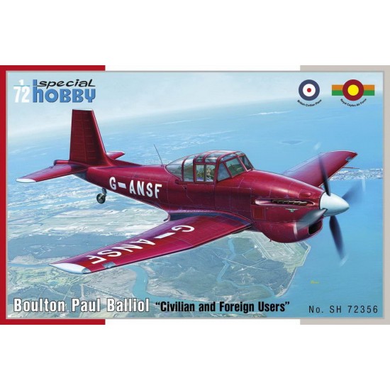 1/72 British Boulton Paul Balliol "Civilian and Foreign Users"