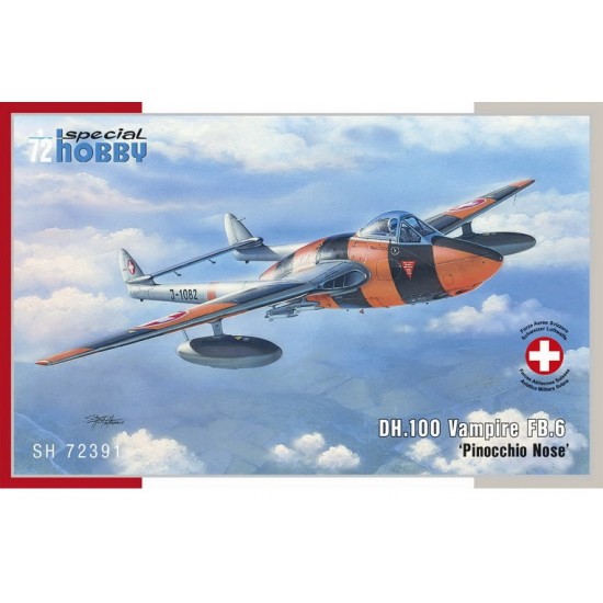 1/72 Swiss DH.100 Vampire 6 "Pinocchio Nose"