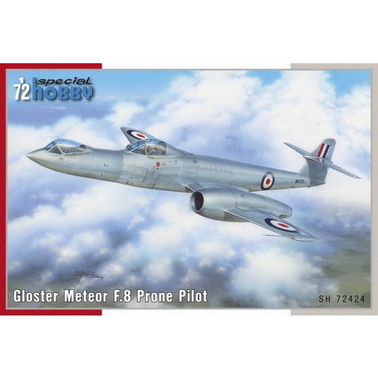 1/72 Post WWII British Gloster Meteor F.8 PRONE Version