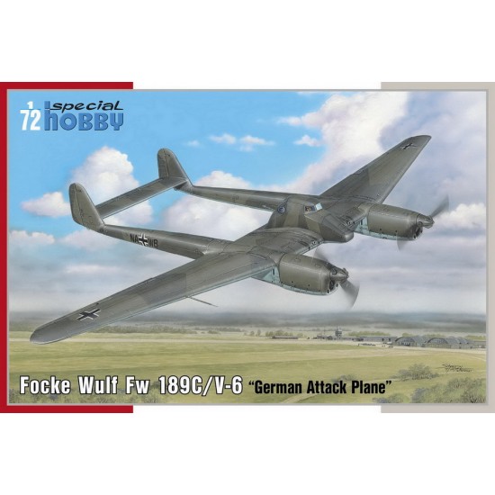1/72 WWII German Focke Wulf Fw 189C/V-6
