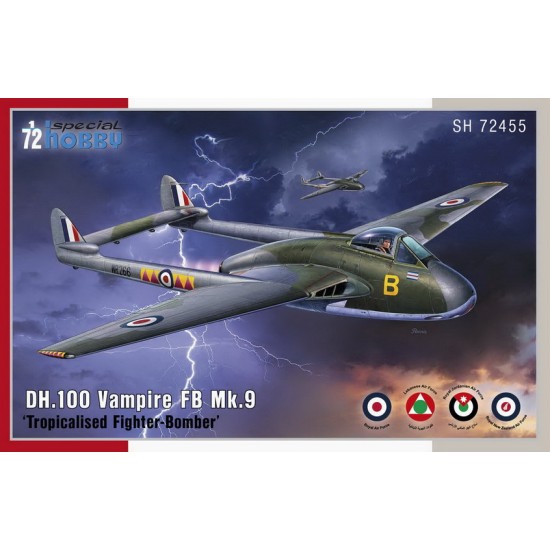 1/72 DH.100 Vampire FB.Mk.9 Tropicalised Fighter-Bomber