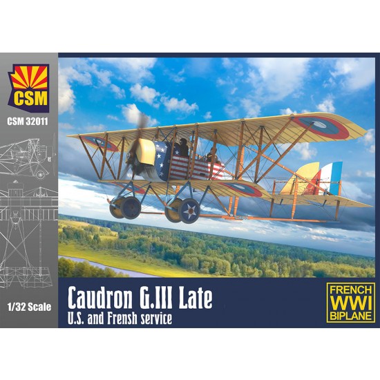 1/32 Caudron G.III Late, U.S. and French service