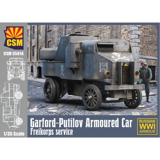 1/35 WWI Russian Garford Putilov Freikorps Service