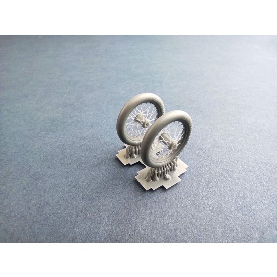 1/32 German Aircraft 610x85 Spoked Wheels for Copper State kit