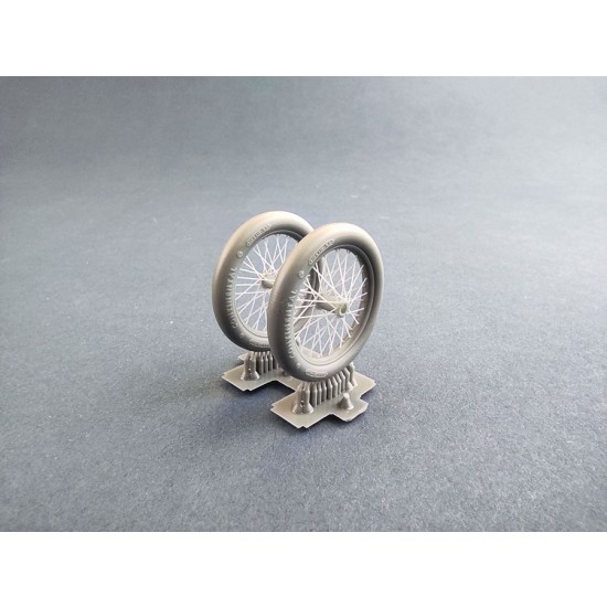1/32 German Aircraft 810x125 Spoked Wheels for Copper State kit