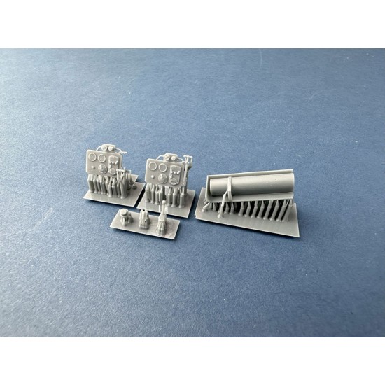 1/35 Garford-Putilov Armoured Car Driver Compartment Interior for CSM 35009/35014/35015
