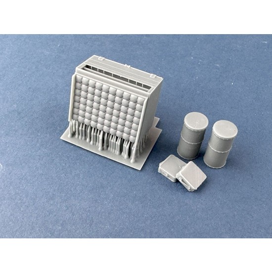 1/35 Garford-Putilov Armoured Car MG Compartment Interior for CSM 35009/35014/35015