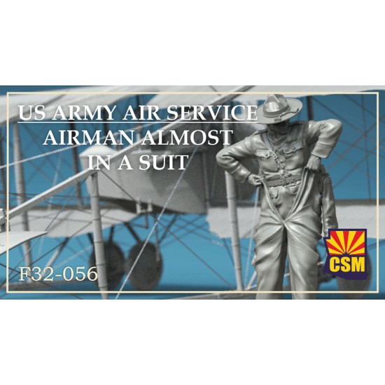 1/32 US Army Air Service Airman almost in a suit