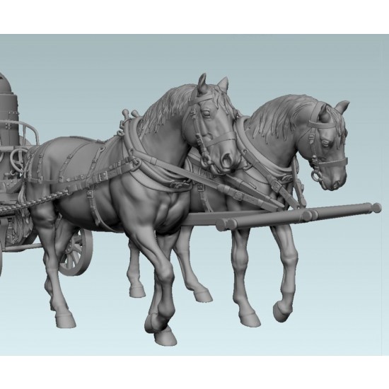 1/35 A Pair of Horses for Fahrpanzer