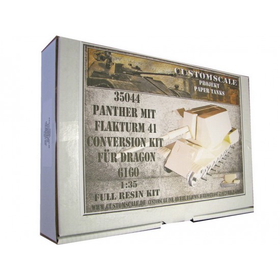 1/35 Panther mit Flakturm 41 Conversion set for Dragon kit 6160
