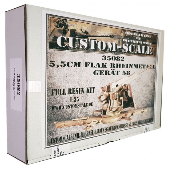 1/35 5.5cm Flak Rheinmetall Device 58 Resin Kit