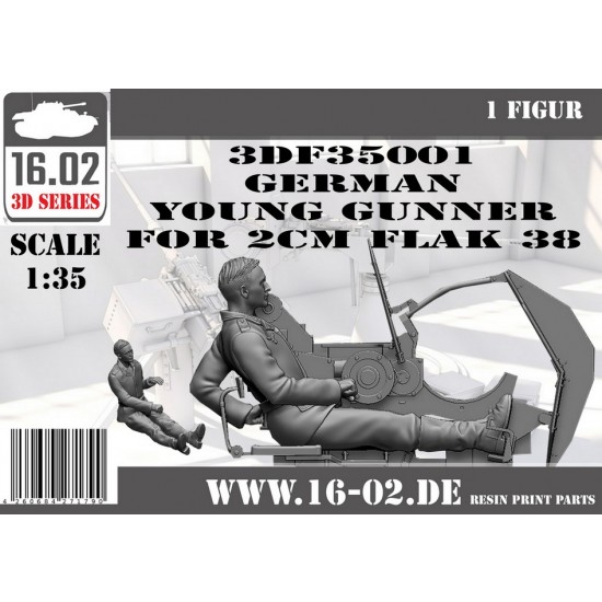 1/35 German Young Gunner for 2cm Flak 38 (1 figure)