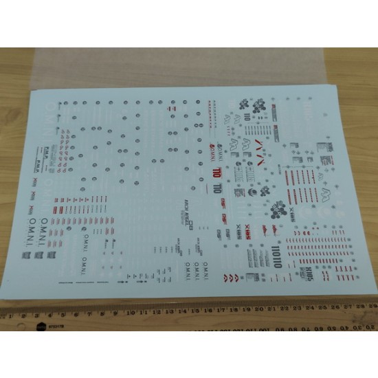 Spare Decal for PG Gundam Aile Strike Ver.RM (no instruction)