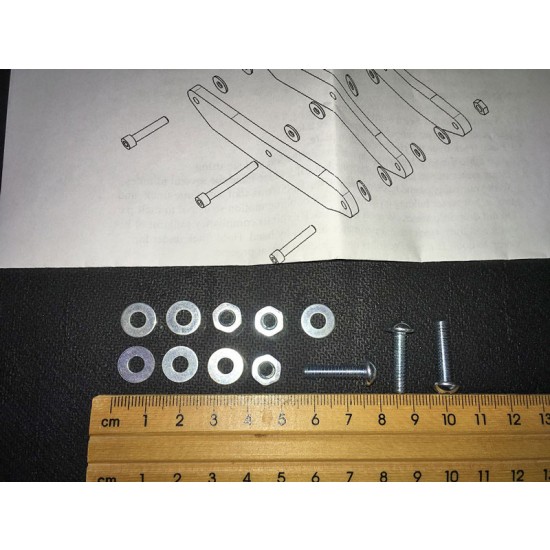 Screws Set & Instructions for 1/35 WWII German Panzer I (early) Track Links Tool