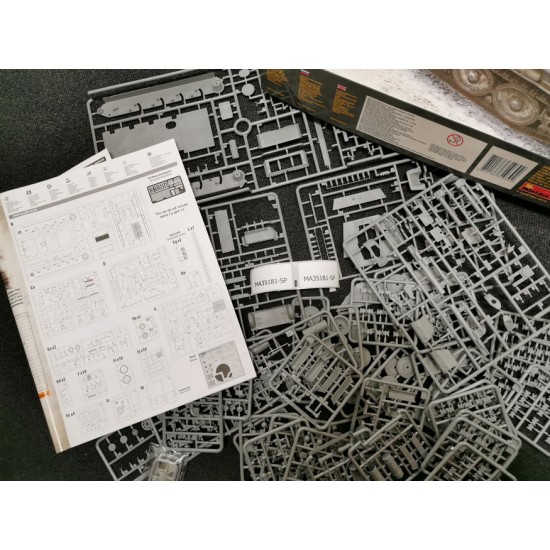 Spare Parts for 1/35 Soviet Self-Propelled Gun Su-122 Early (without sprue Ca-part 13)