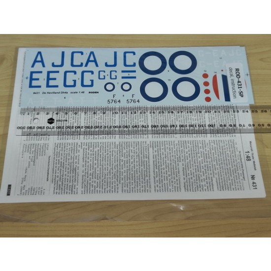 Decal & Instruction for 1/48 De Havilland DH.4a (Passenger Version)