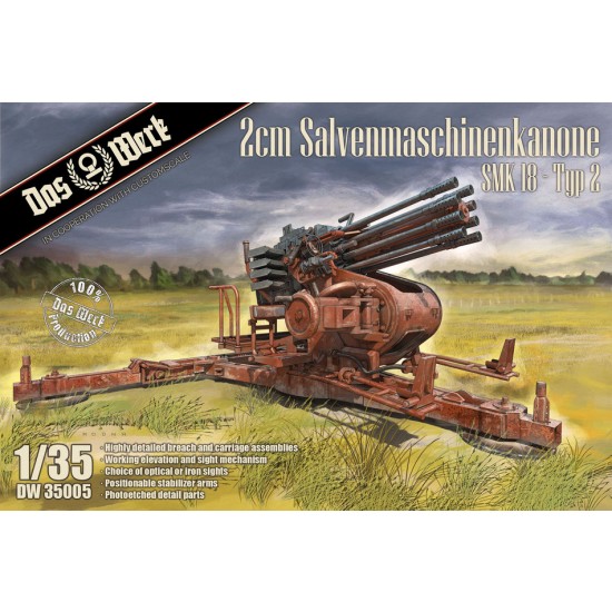 1/35 2cm Salvenmaschinenkanone SMK 18 Typ 2