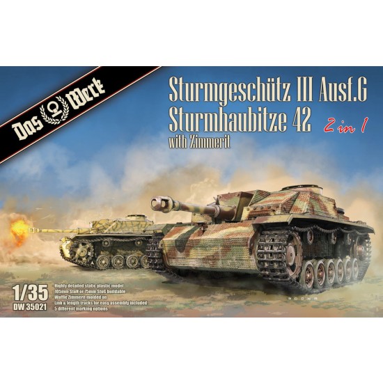 1/35 StuG III Ausf.G / Sturmhaubitze 42 w/Zimmerit [2in1]