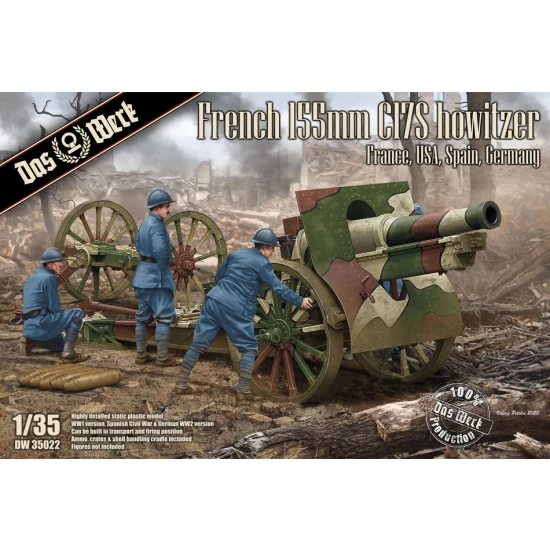1/35 French Schneider 155mm C17S Howitzer