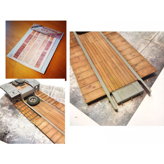 1/35 Wood Grain Decals for SdAh.115 #DW35003