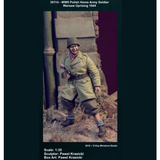 1/35 WWII Polish Home Army Soldier Warsaw Uprising