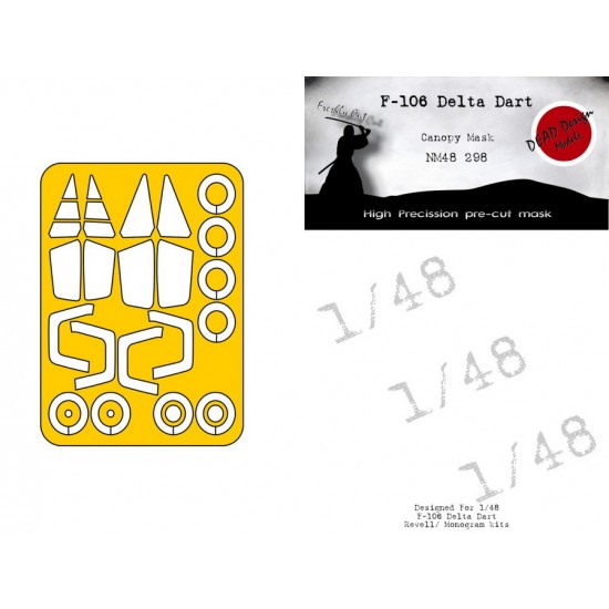 1/48 F-106A Delta Dart Masking for Revell kits