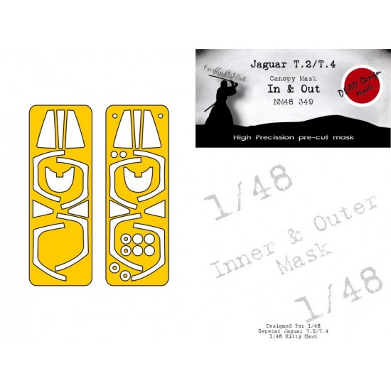 1/48 Jaguar T.2/T.4 In n Out Masks for KittyHawk kits