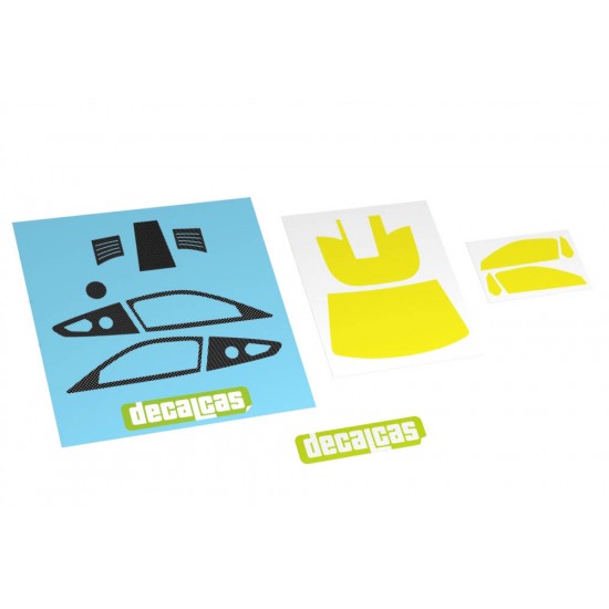 1/24 BMW M8 GTE Window Frame Masks for Nunu kits Decalcas MSK017