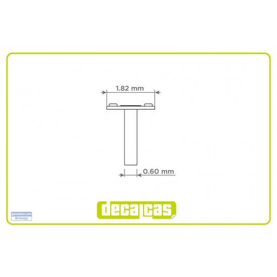 1/24 Dzus Quick Release Fasteners Large - Type 2 Bonnet Pins (20pcs)