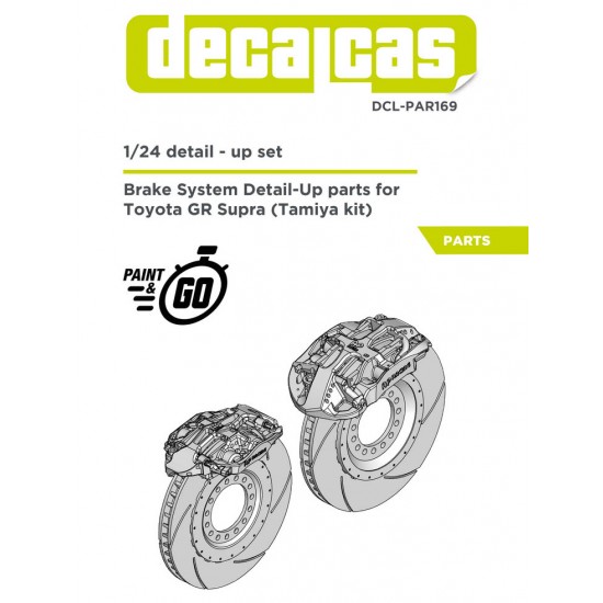 1/24 Toyota GR Supra AP Racing Brakes for Tamiya #24351 #24371