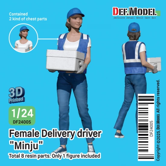 1:24 Female Delivery Driver 1Minju