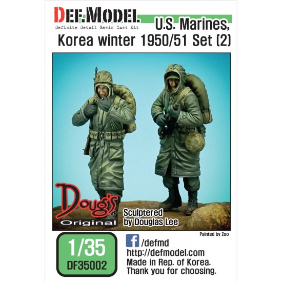 1/35 US Marines in Korea, Winter 1950-1951 Set #2 (2 figures)