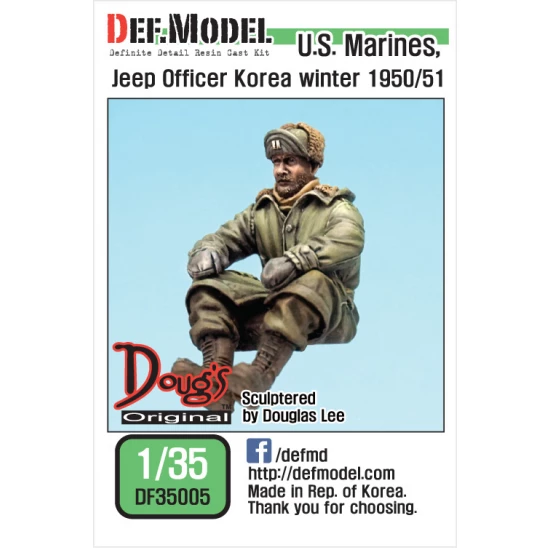 1/35 US Marines Jeep Officer in Korea, Winter 1950-1951 for Bronco/Dragon/Tamiya
