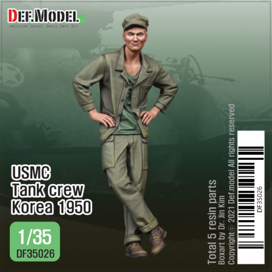 1/35 USMC Tank Crew, Korea War 1950