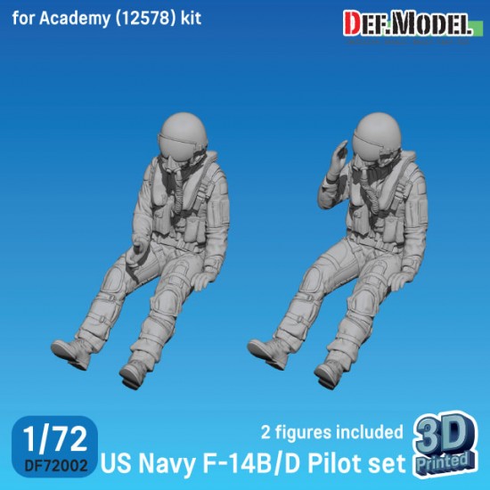 1/72 US Navy F-14B/D Pilot set for Academy kit (2 figures)
