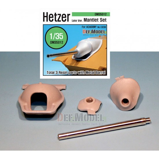 1/35 Hetzer Late Version Mantlet Set for Academy kit #13230