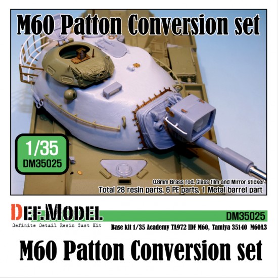 1/35 M60 Patton Conversion Set for Academy #13247/Tamiya #35140