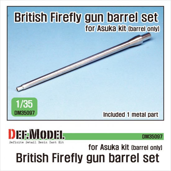 1/35 British Sherman Firefly Metal Gun Barrel for Asuka kits