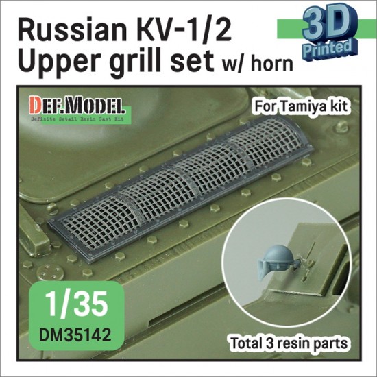 1/35 WWII Russian KV-1/2 Upper Grill set for Tamiya kit