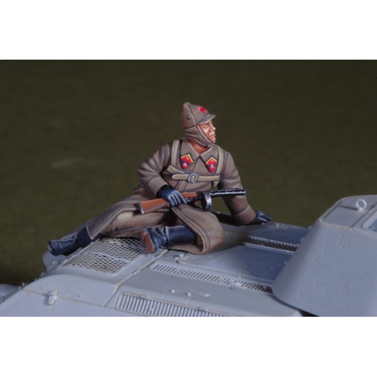 1/35 WWII Russian Tank Rider in Winter #4