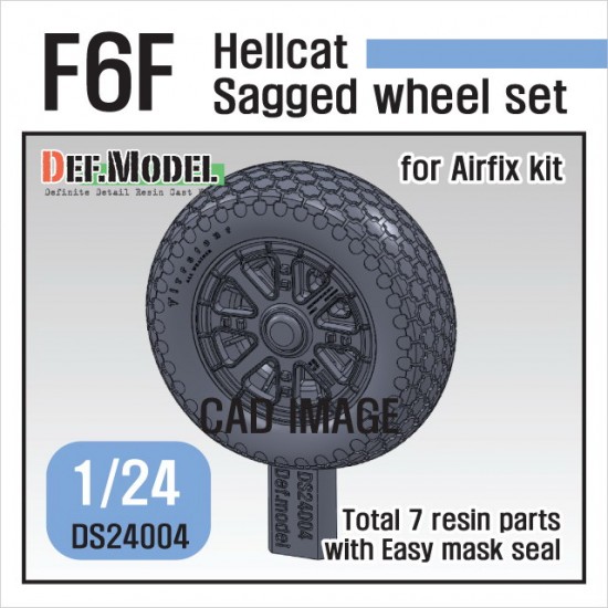 1/32 Grumman F6F Hellcat Sagged Wheel set Vol. 1 for Airfix kits