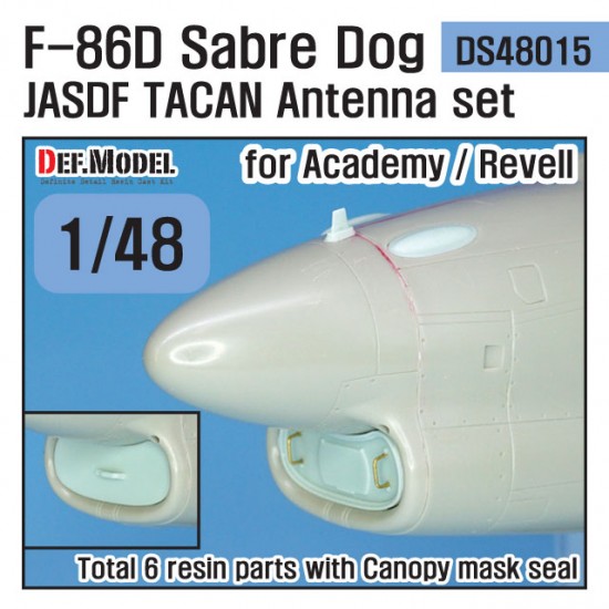 1/48 JASDF F-86D Sabre Dog TACAN Antenna set for Academy/Revell kits