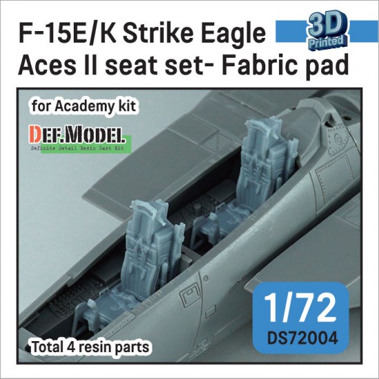 1/72 F-15E/K Strike Eagle Aces II Seats Fabric Pad ver Set for Academy kits