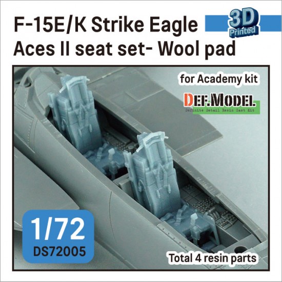 1/72 F-15E/K Strike Eagle Aces II Seats Wool Pad ver for Academy kits