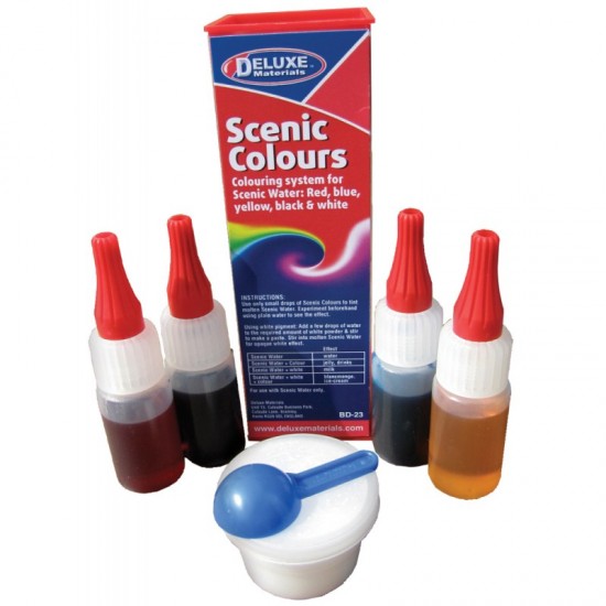 Scenic Colours Dyes in Dropper Bottles (5pcs)