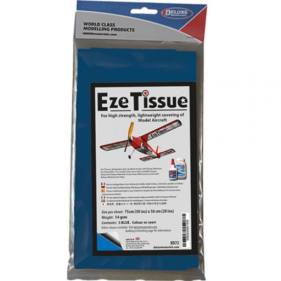 Eze Tissue Blue (5 sheets, each: 75cm x 50cm)