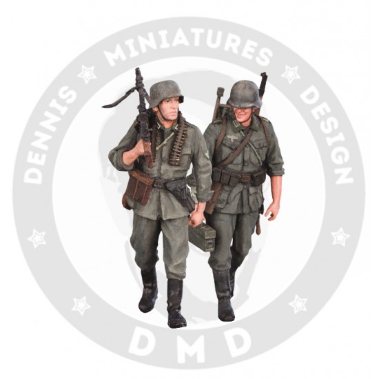 1/35 Mannschaft V Schw.MG.Trupp (2 figures)